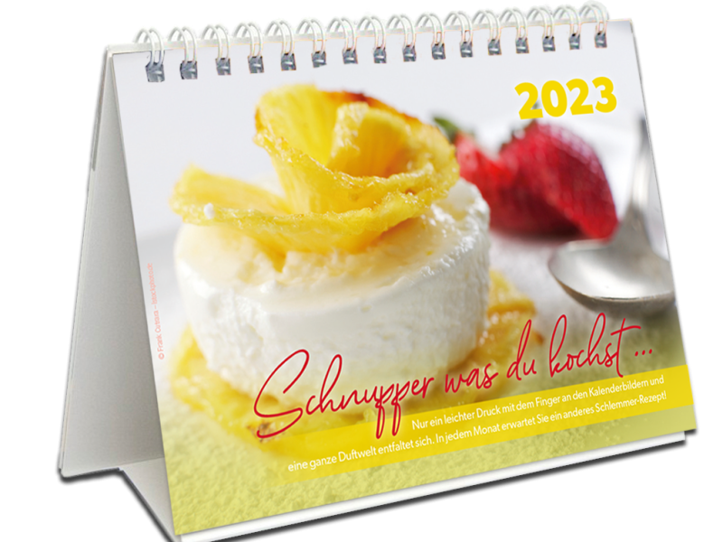 Tischduftkalender 2022 gelb